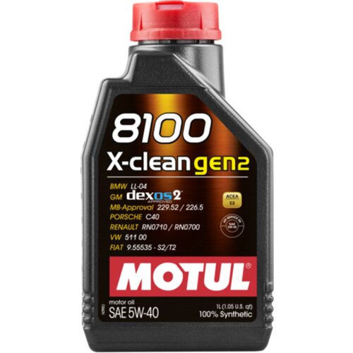 Motul 8100 X-clean gen2 5w40 1/1 Slike