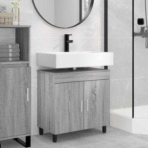  Toaletna jedinica Siva Sonoma 60 x 35 x 60 cm Konstruirano drvo Cene