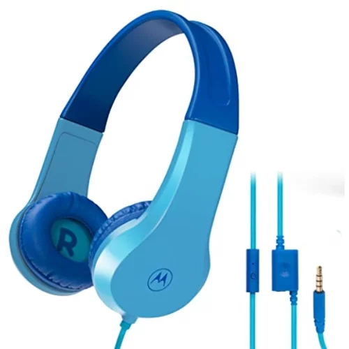 Motorola Moto JR200 modre žične slušalke, (21044336)