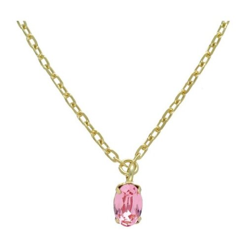 Victoria Cruz gemma pink gold ogrlica sa swarovski kristalima ( a4514-26dg ) Cene