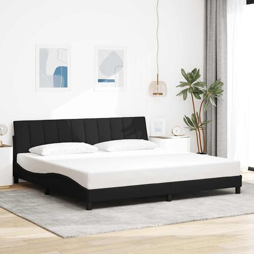 Okvir za krevet bez madraca Hanko crni 200x200 cm od tkanine Cene