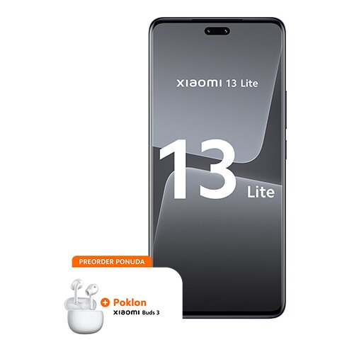 Xiaomi 13 lite 8GB/256GB black mobilni telefon Cene