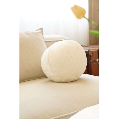 Mioli Decor Ukrasni jastuk Pelus Top, 25x25x25 cm, Krem Slike