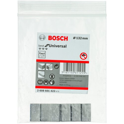 Bosch Segmenti Best for Universal dijamantske krune za suvo bu&amp;scaron;enje G1-1/4 UNC 2608601422 Slike