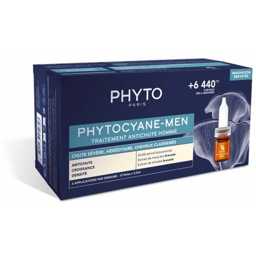 Phyto cyane men tretman protiv opadanja kose za muškarce, 12 x 3,5 ml Slike
