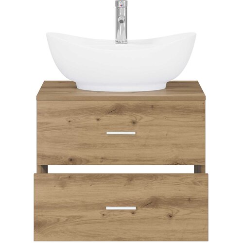 Set namje&amp;scaron;taja za kupaonicu Hrast artisan Konstruirano drvo Smeđa 62.5 x 44.5 x 50 cm Slike
