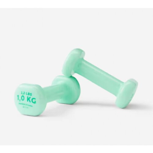  Zelene bučice za fitnes dva komada po 1 kg Cene
