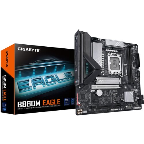 Gigabyte MB B860M EAGLELGA1851; 2xDDR5; 2xM.2; 4xSATA6xUSB; HDMI, DP; USB Type-C, mATX; Cijene