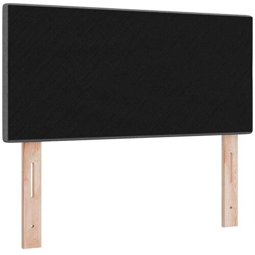  Uzglavlje podesivo po visini Tamno siva 100 cm tkanina Slike