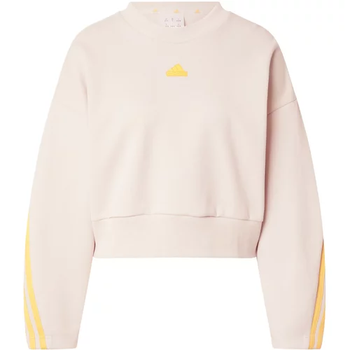 ADIDAS SPORTSWEAR Sportska sweater majica 'Future Icons 3' žuta / sivkasto ljubičasta (mauve)