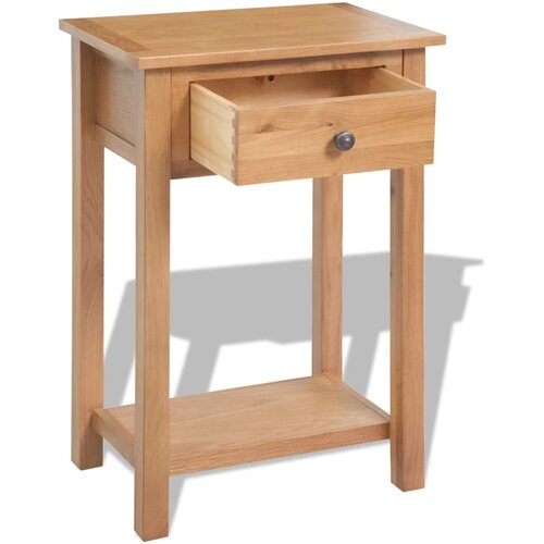 vidaXL Konzolni stol od masivne hrastovine 50 x 32 x 75 cm Cijene