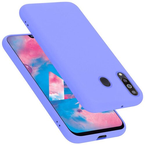 Cadorabo Ohi&amp;scaron;je, združljiv s Samsungom v tekoči lahki vijolični barvi - za&amp;scaron;čitni pokrov iz fleksibilnega silikona TPU, (20587404) Slike