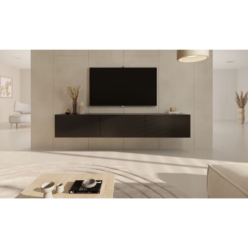  Viseća TV komoda DALLAS 160 - crna Cene