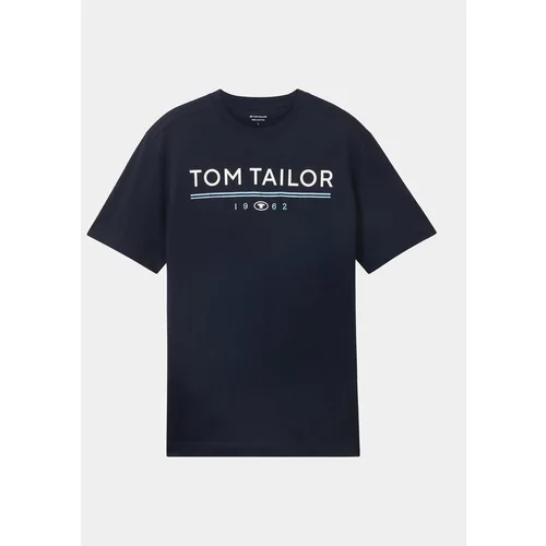 Tom Tailor Majica 1040988 Mornarsko modra Regular Fit