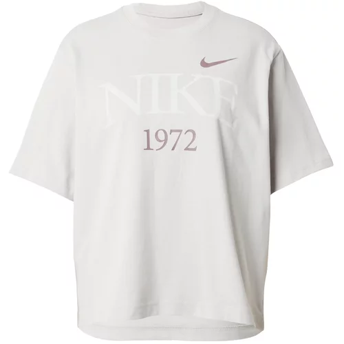 Nike Sportswear Majica mauve / temno liila / bela