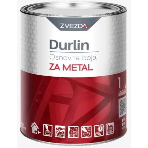 Helios Durlin Osnovna boja za metal 750ml SIVA-HELIOS Cene