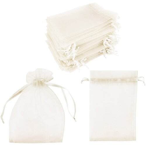INF organza vrečke 100 kom creme, (21246987) Slike