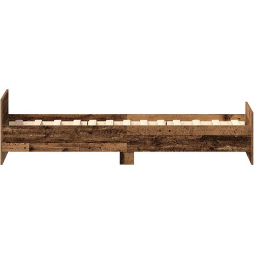  Okvir kreveta bez madraca staro drvo 75x190 cm Slike