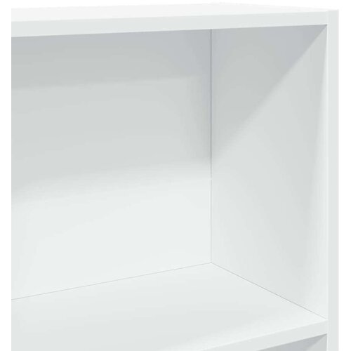  Regal za knjige bijeli 60x24x143 cm konstruirano drvo Slike