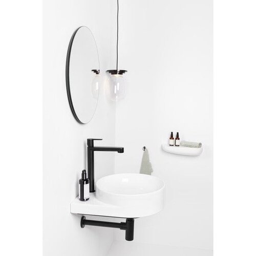 Ravak XJX01240002 Yard 50 x 40 cm keramični umivalnik z odprtino za armaturo Slike