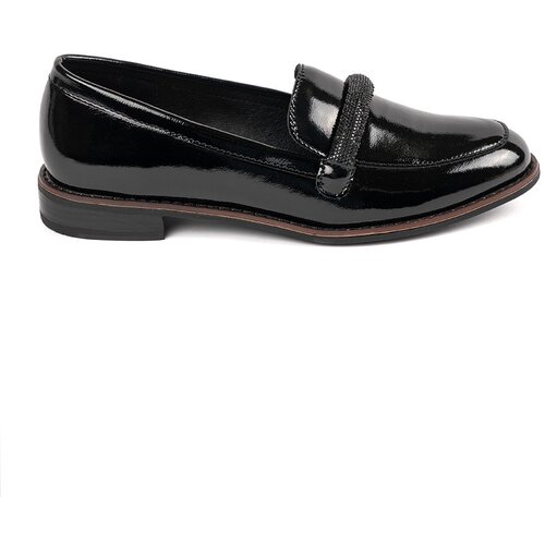 Sergio Leone Loafers with leather insole black Cene