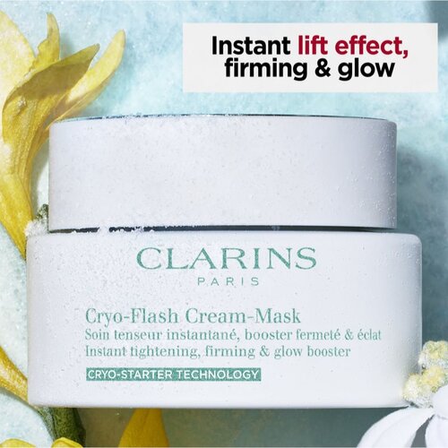 Clarins Cryo-Flash Mask vlažilna maska proti staranju in za učvrstitev kože 75 ml Slike