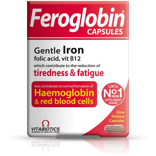  Feroglobin, kapsule z železom