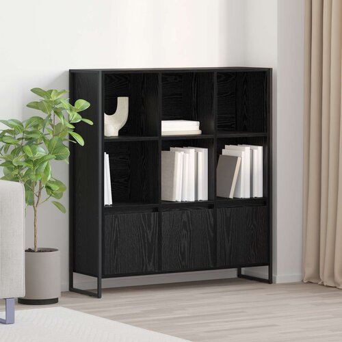 Ormarić za knjige 2 pcs Crni hrast 99,5 x 30 x 108 cm Cene