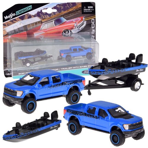  Licencirani metalni automobil 1:64 Ford F-150 SVT Raptor 2021 i brod ZA5970 Slike