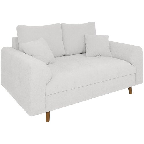 Ropez Bela sedežna garnitura iz tkanine boucl&amp;eacute; 150 cm Ariella &amp;ndash; Slike