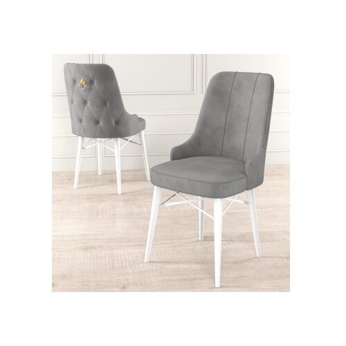 Hanah home Pare set stolica, 46x94x46 cm, 6 dijelova, Smeđe-siva Cijene