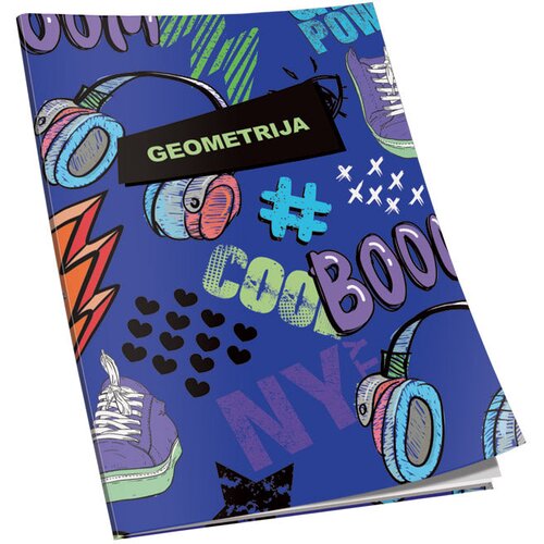  OBRAZAC &amp;Scaron;KOLSKI GEOMETRIJA PREMIUM CONNECT GIRL Slike