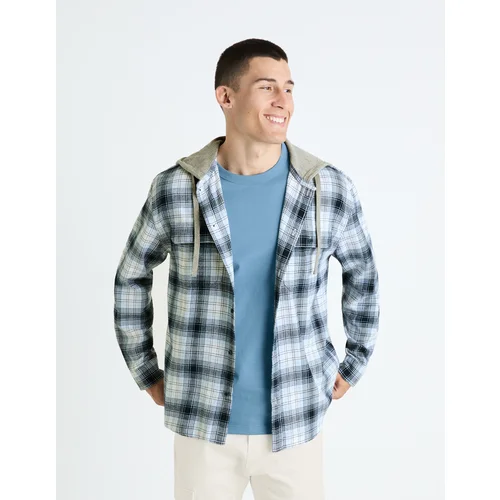 Celio Checkered Shirt Fapuche - Men