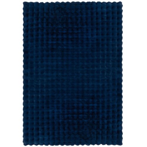 Flair Rugs Tamno plavo sintetičko krzno 160x230 cm Waffle Faux Fur – Cijene