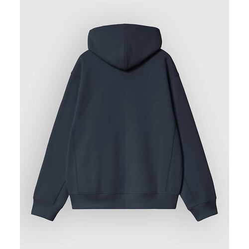 Carhartt WIP American Script Zip Hoodie deep night Slike