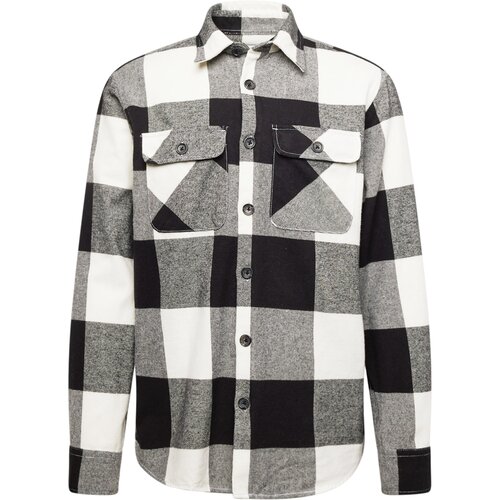 Jack & Jones Srajca 'Edarren' temno siva / črna / bela Cene
