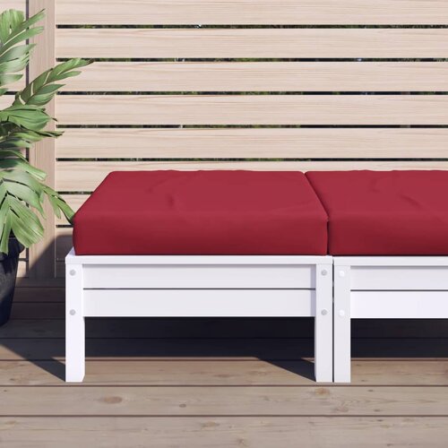 VidaXL Jastuk za palete boja crvenog vina 60x60x8 cm od tkanine Oxford Slike