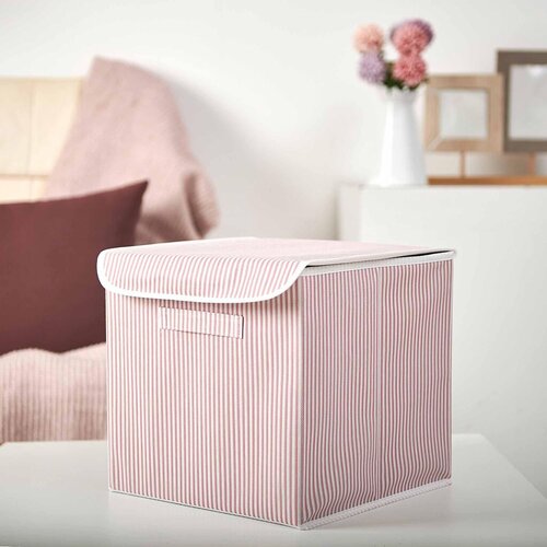 Aberto Design kutija za odlaganje YLC418, roze-bijela Cene