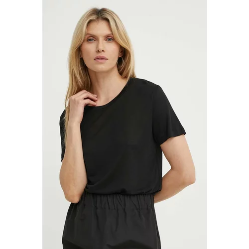 Bruuns Bazaar Majica kratkih rukava KatkaBB ss T-shirt za žene, boja: crna, BBW1072N
