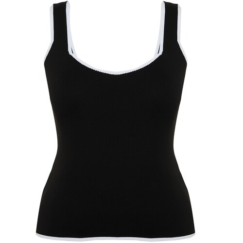 Trendyol Curve Black Bodycon Knitwear Blouse Slike