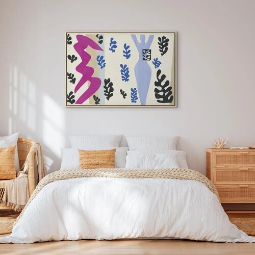  Slika - Henri Matisse &amp;ndash; The Knife Thrower (from Jazz) 120x80 U prirodnom drvenom okviru Slike