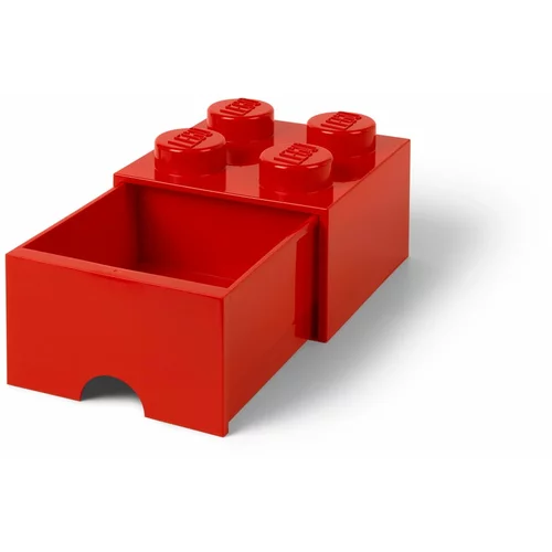 Lego Rdeča škatla za shranjevanje s predalom LEGO®