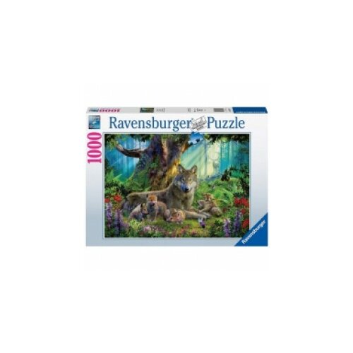 Ravensburger puzzle (slagalice) - Vukovi u sumi RA15987 Slike