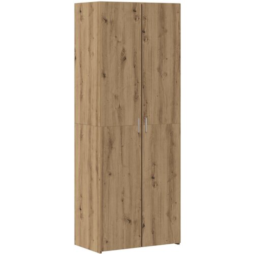 vidaXL Visok predalnik 2 pcs Umetni hrast 70 x 42,5 x 185 cm, (5000218040) Cene