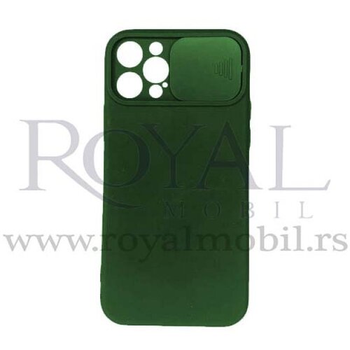  futrola soft full protect camera za iphone 12 mini (5.4) maslinasto zelena Slike