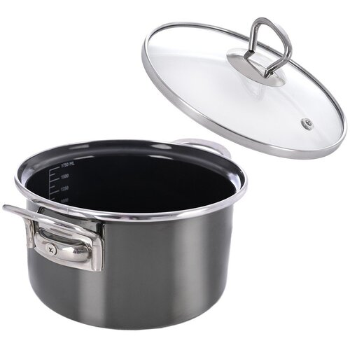 Orion Emajliran lonac s poklopcem 1,75 l Metalic &amp;ndash; Slike