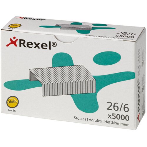 Spajalice strojne br.26/6 pk5000 no.56 rexel 06025 Slike