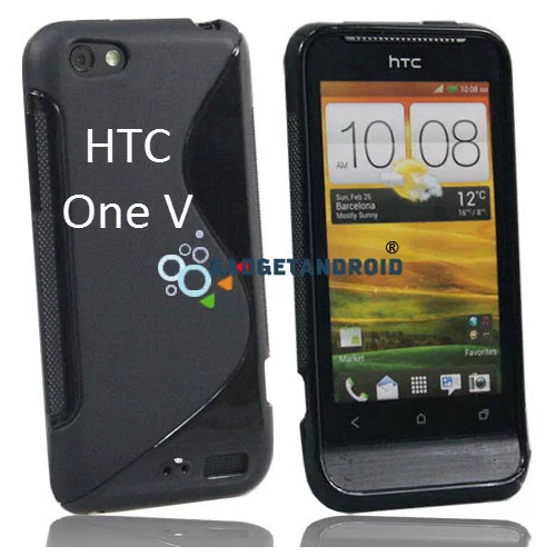  Gumijasti / gel etui za HTC One V (več barv in vzorcev)