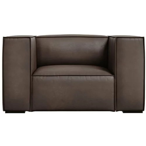 Windsor & Co Sofas Smeđa kožna fotelja Madame -