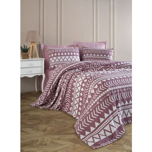 Lessentiel Maison set Prekrivač i jastučnica Artec, 160x230 cm, Ljubičasti Slike